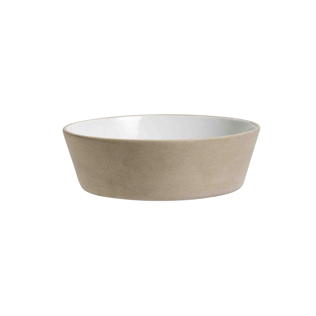 Beige earthenware bowl