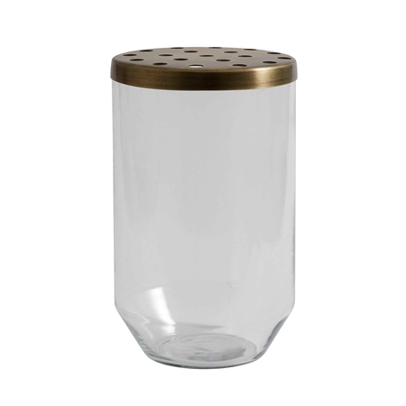 Vase with perforated lid small