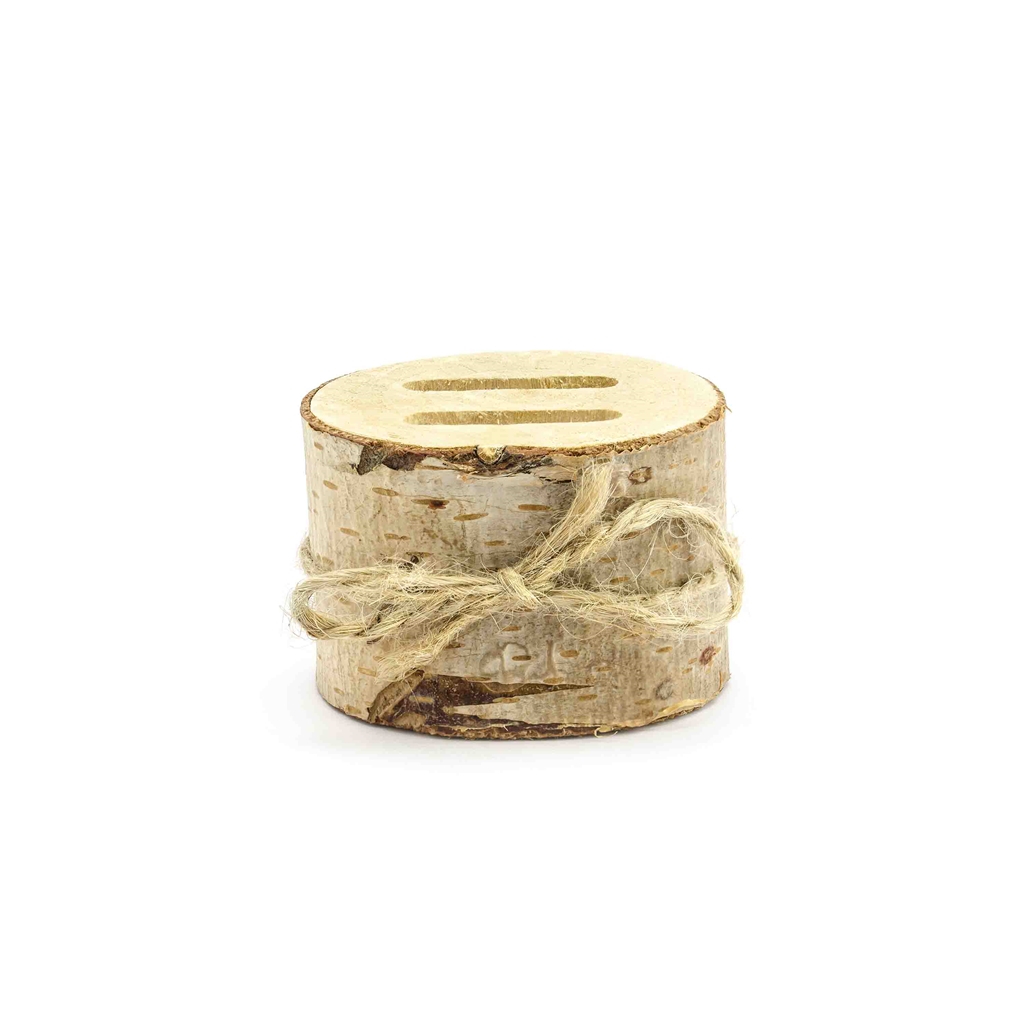 Small birch log for wedding rings