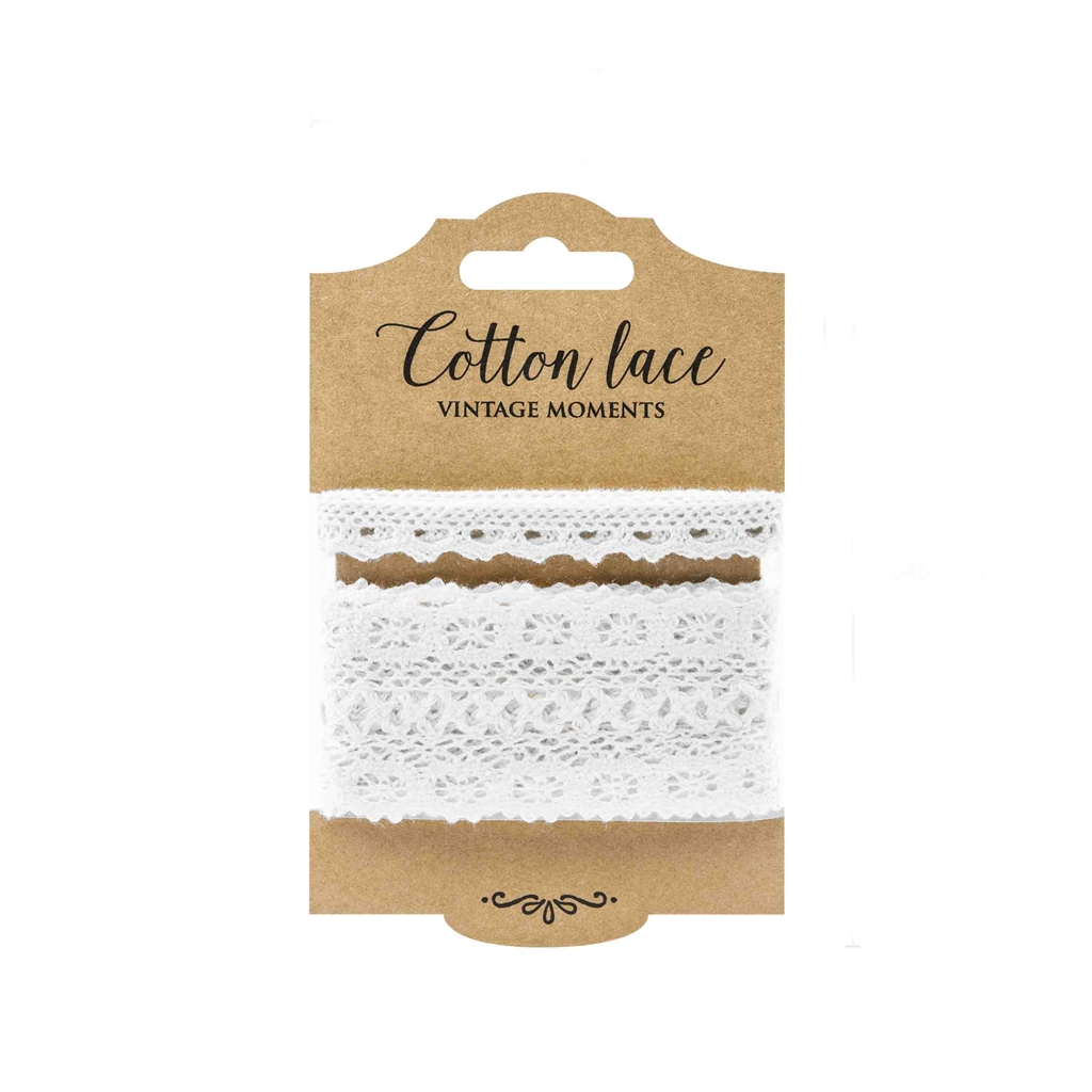 White cotton lace