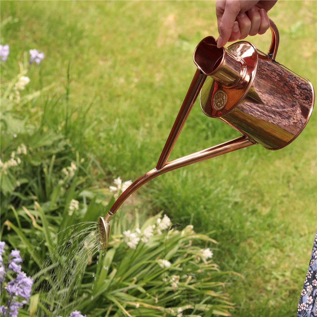 Metal watering can copper 1 l DecorbyGlassor.cz