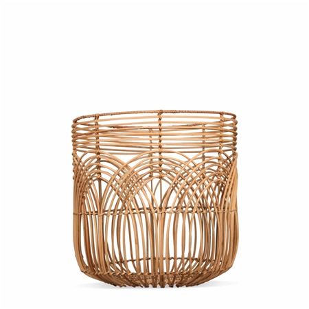 Rattan decorative basket small