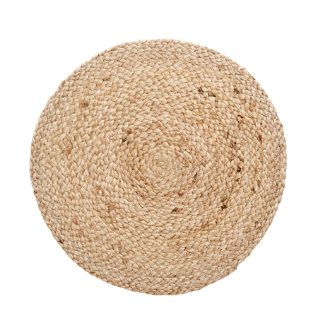 Knitted jute charger plate