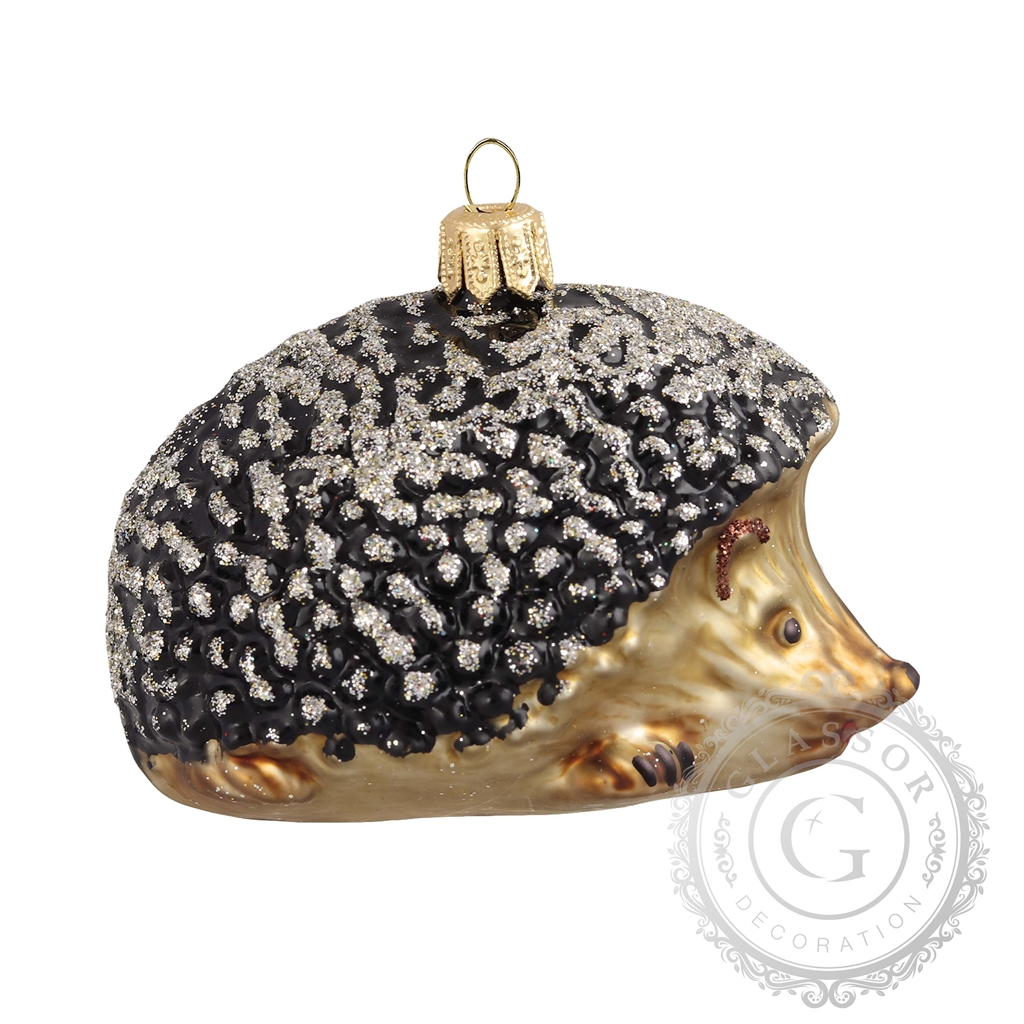 Glass fairytale hedgehog