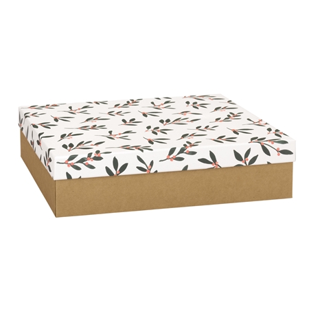 Gift box Mistletoe theme