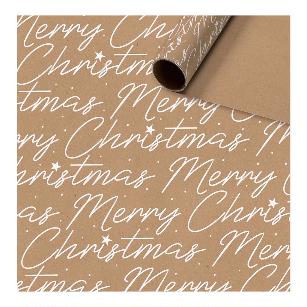 Merry Christmas gift wrapping paper