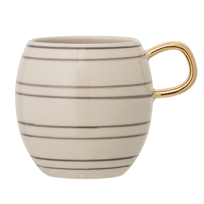 Striped ceramic mug