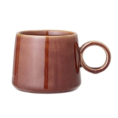 Brown ceramic mug