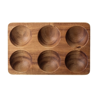Wooden egg tray