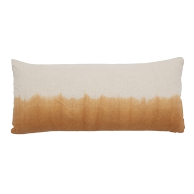 Cotton orange pillow