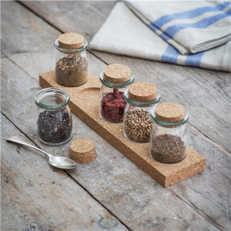 Set of spice jars