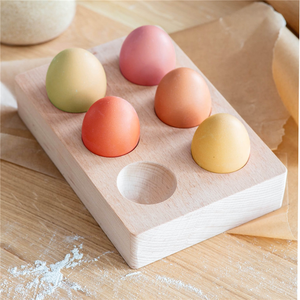 Wooden egg tray