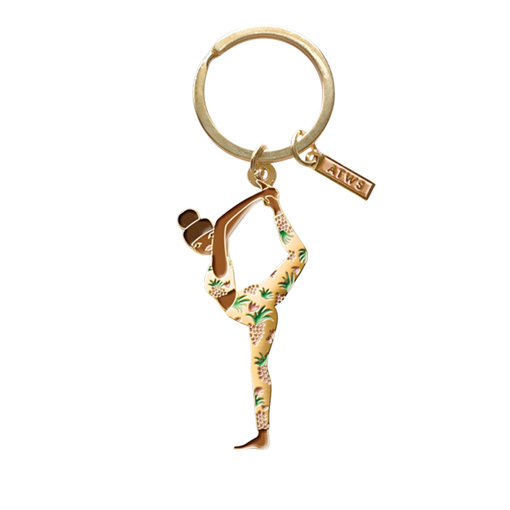 Yoga keychain