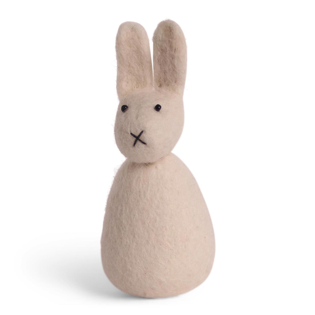 White felt bunny large