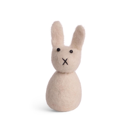 White felt bunny small