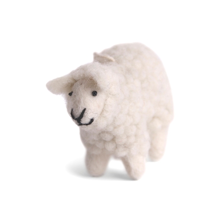 Felt sheep decoration