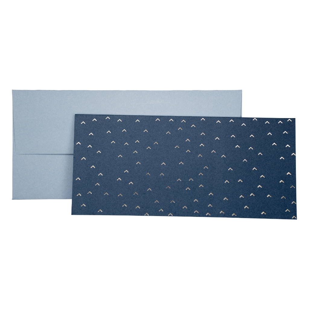 Cash envelope dark blue