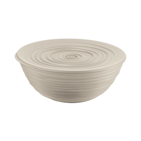 Large salad bowl beige