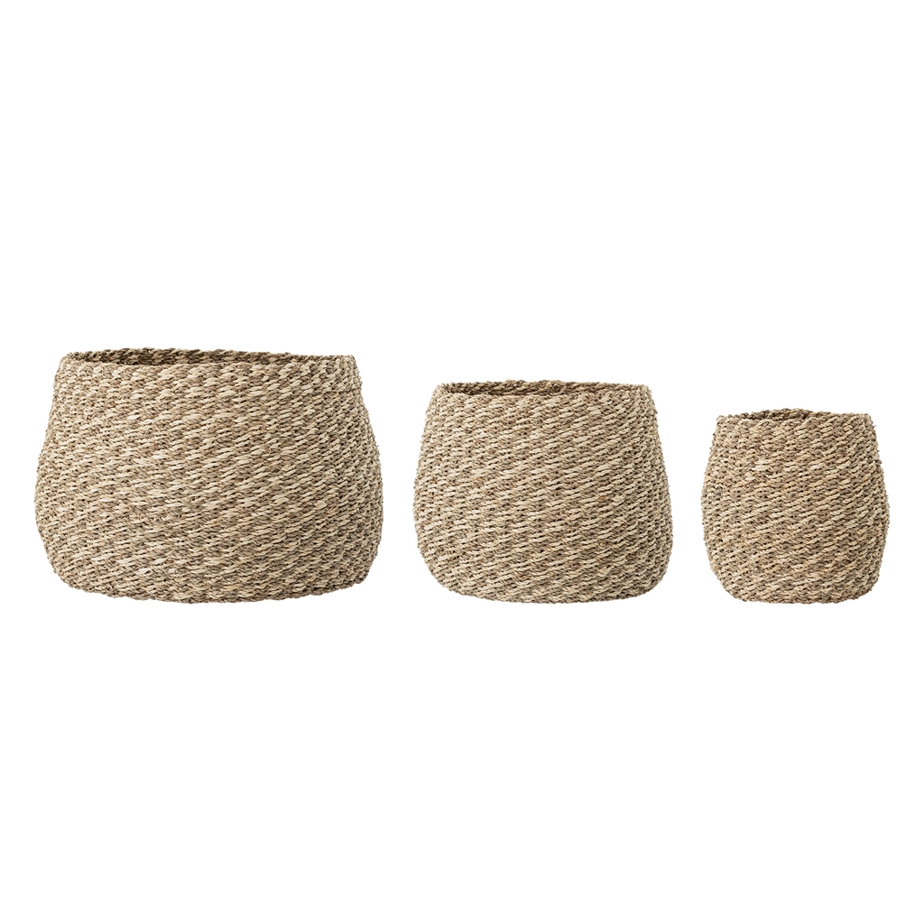 Sea grass storage basket