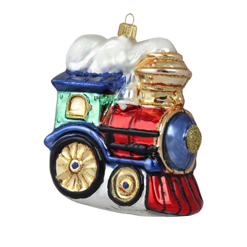 Christmas ornament locomotive