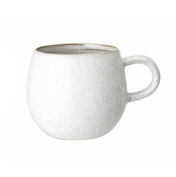 Ceramic glazed mug white