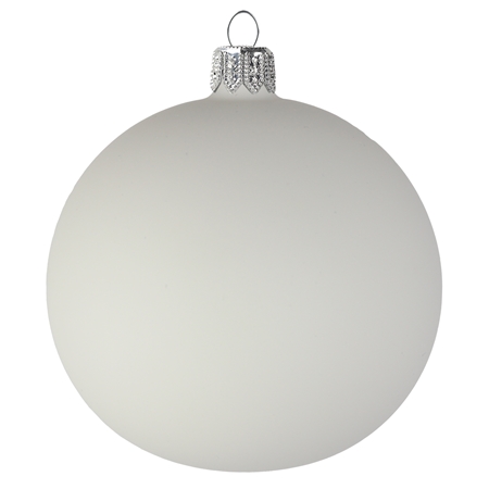 Matte light gray ball