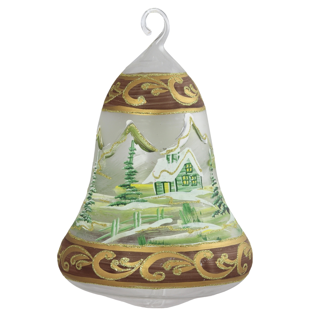 Christmas decoration in the shape of a bell