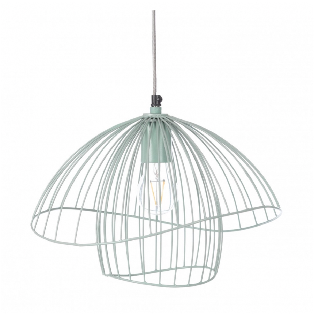 Pendant lamp in mint color