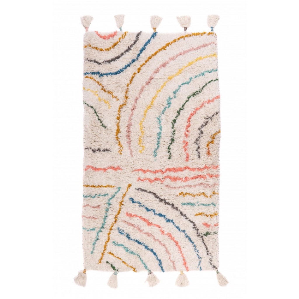 Colorful cotton rug