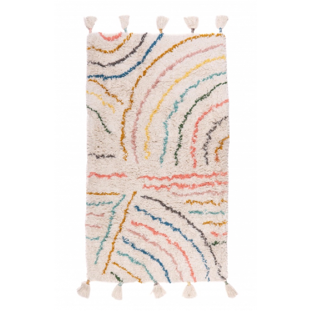 Colorful cotton rug