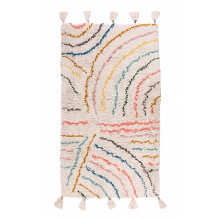 Colorful cotton rug