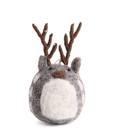 Felt gray deer