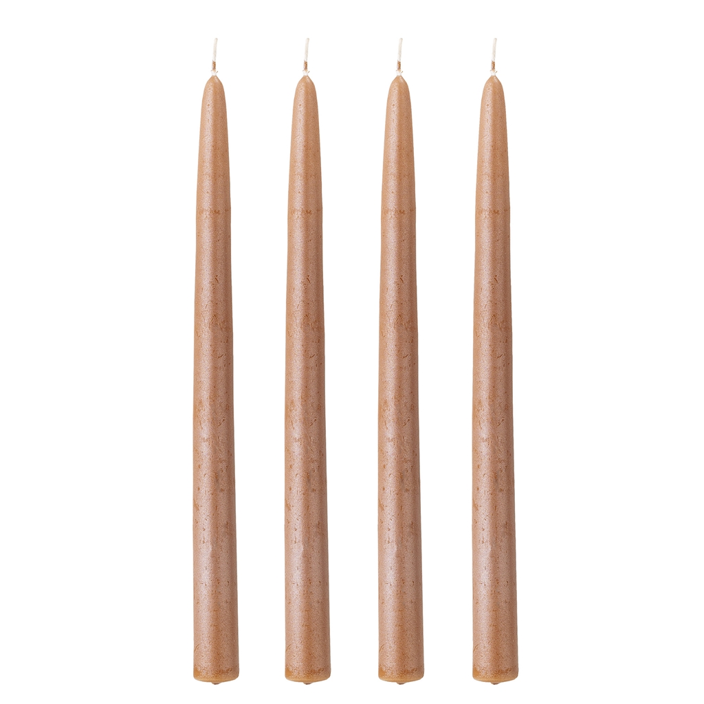 Brown paraffin candles