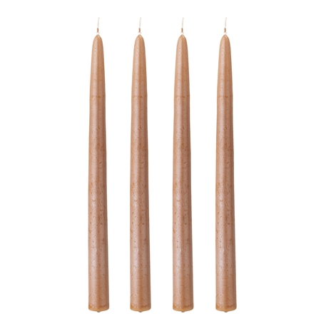 Brown paraffin candles