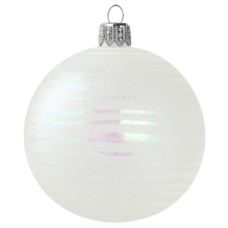 Xmas decoration – ball with stripes