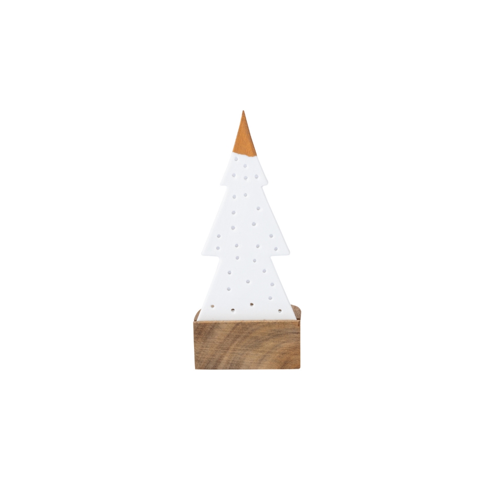 Porcelain candlestick Christmas tree