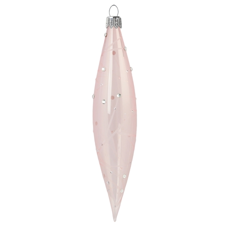 Teardrop slim pink with delicate twigs