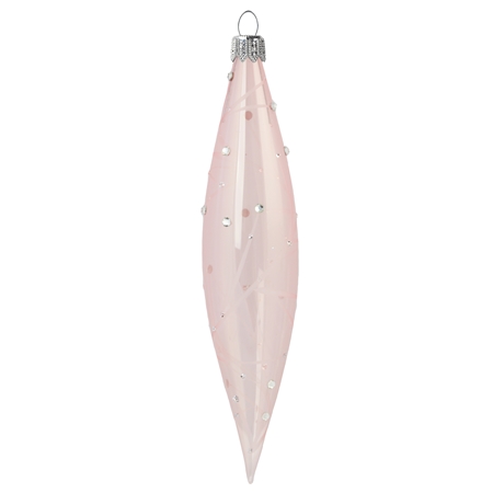 Teardrop slim pink with delicate twigs