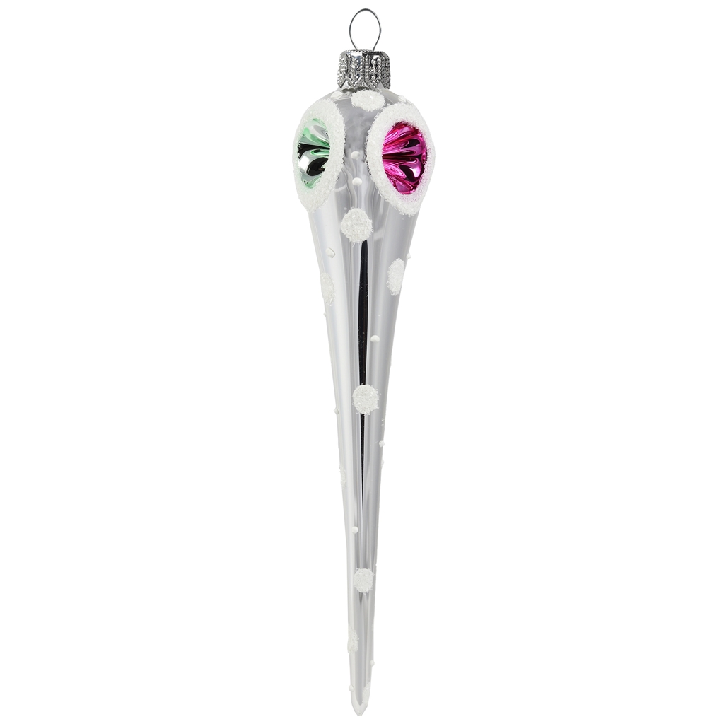 Christmas ornament silver icicle