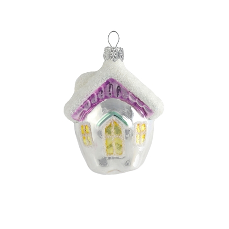 Christmas ornament snowy cottage
