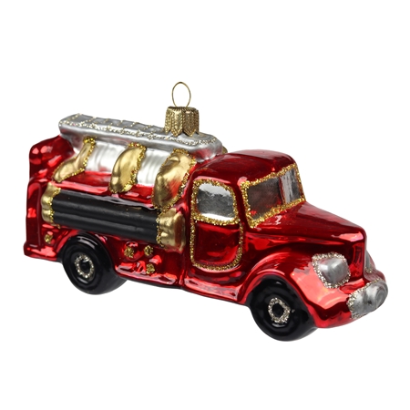 Fire truck Christmas ornament
