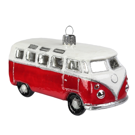 Red retro Van car ornament