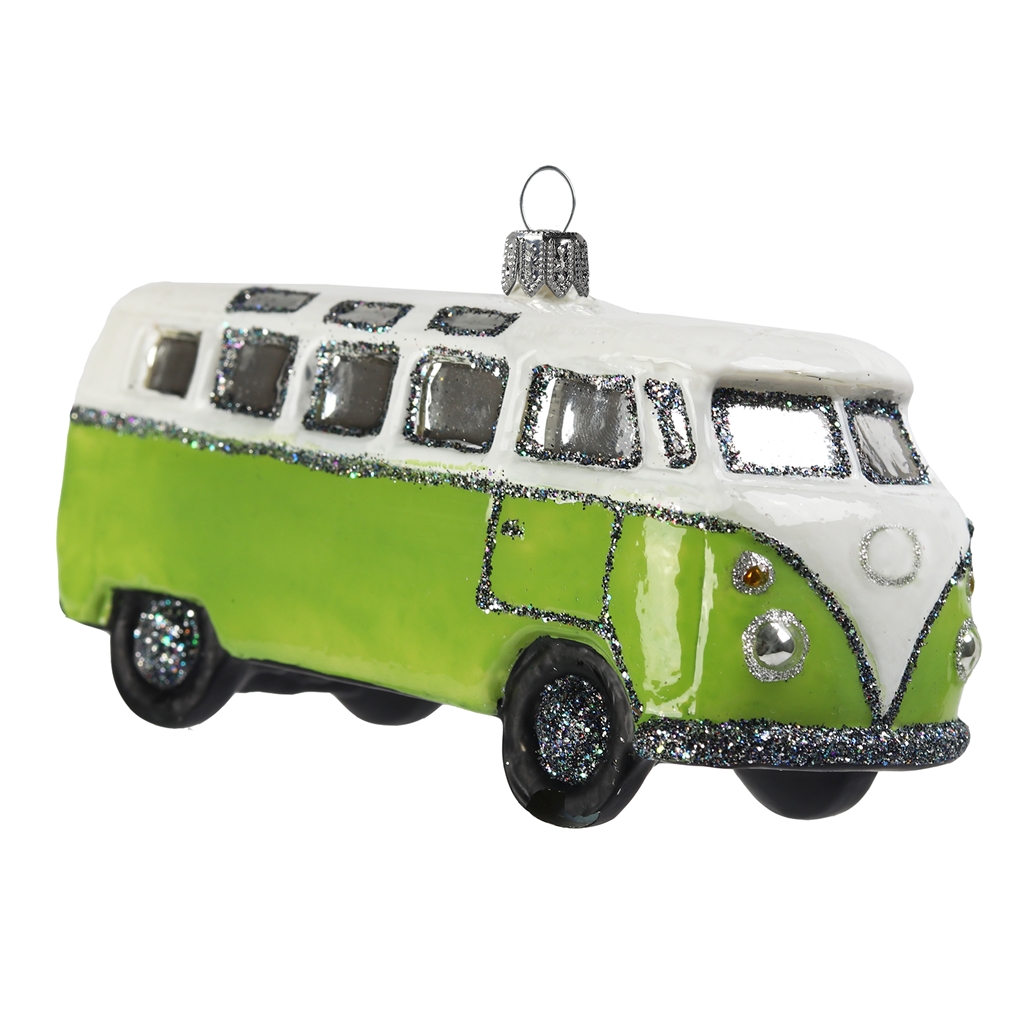 Spring green retro Van car