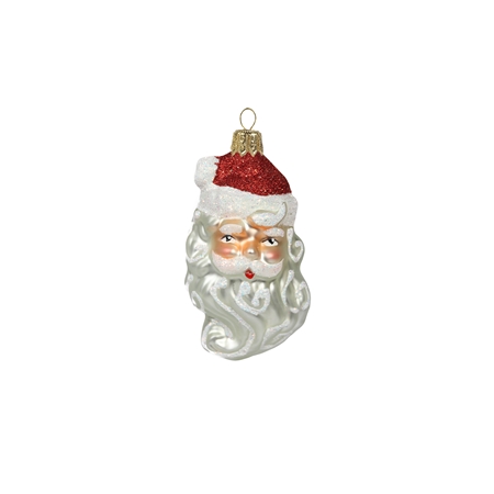 Glass Santa's head