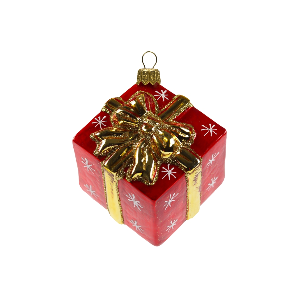 Christmas red-gold gift