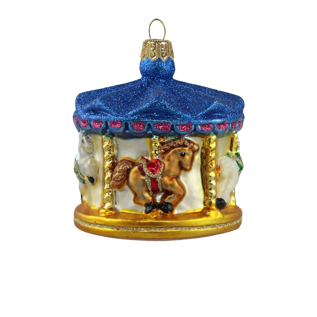 Colorful carousel ornament