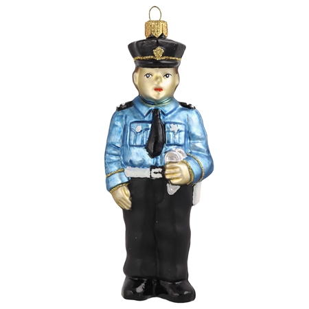 Christmas ornament policeman