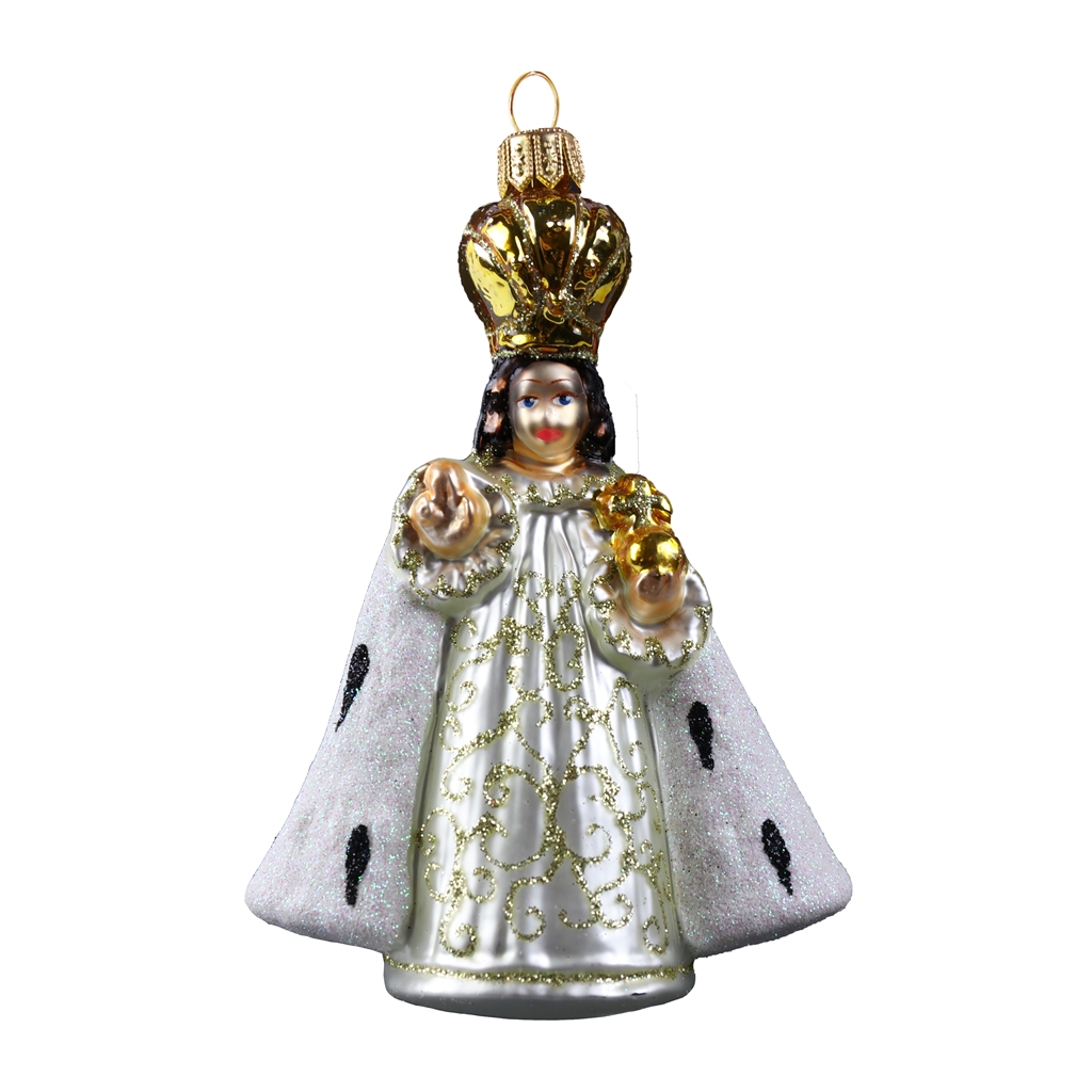 Infant Jesus of Prague in white robe