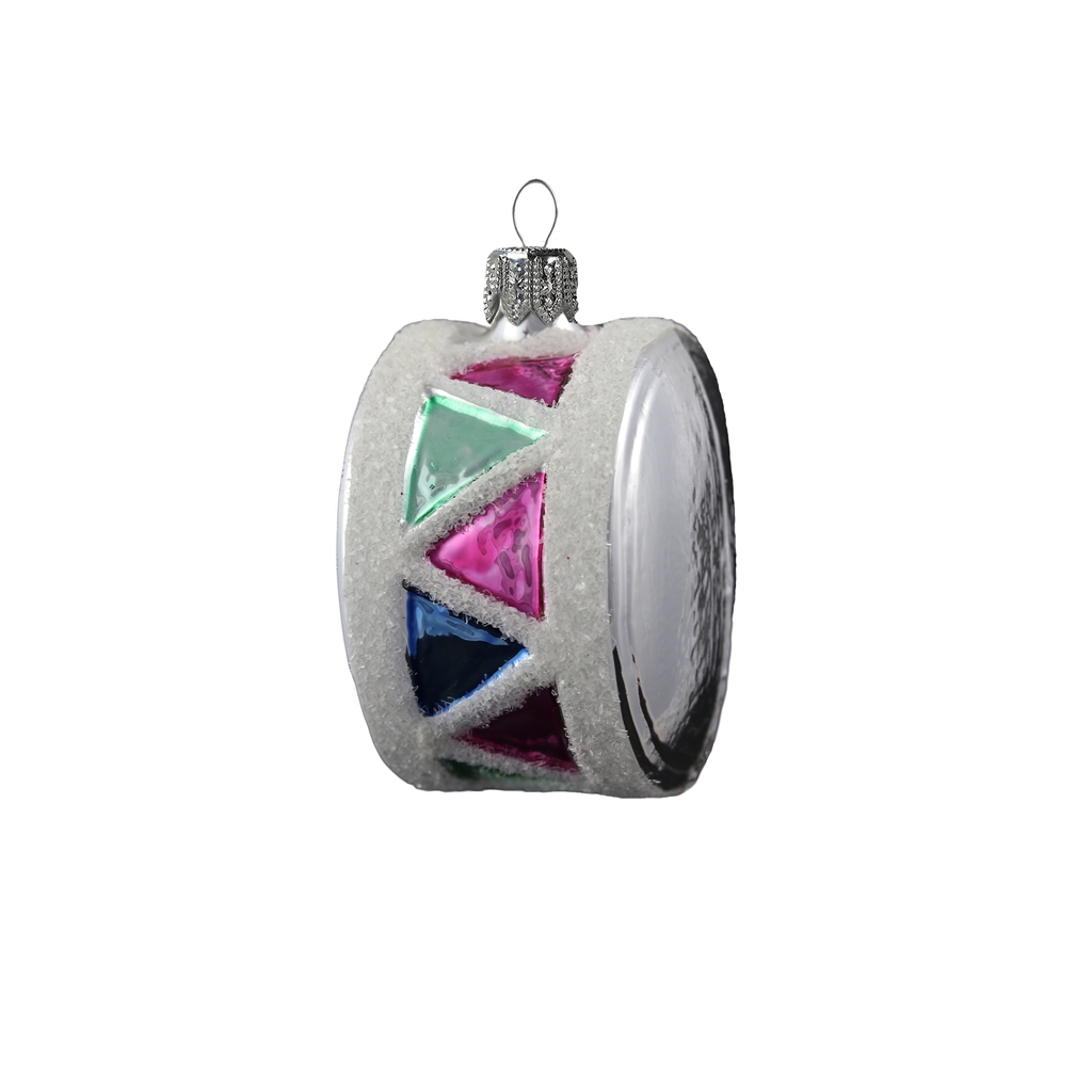 Christmas ornament colorful drum