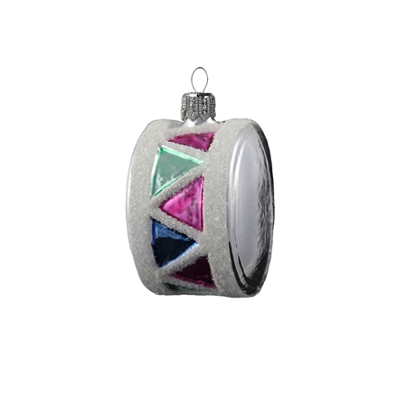 Christmas ornament colorful drum